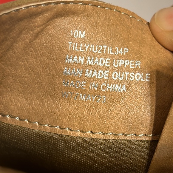 Unionbay Tilly Women's Ankle Boots NWT 1”heal tan color zipper close - Picture 5 of 7